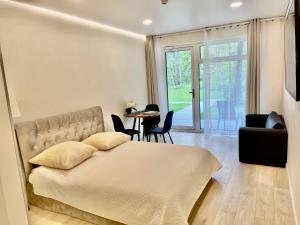 Lova arba lovos apgyvendinimo įstaigoje Seaside apartments 3