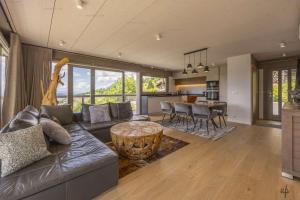 Χώρος καθιστικού στο Lot appartements Adret et Ubac
