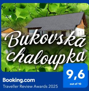Certifikát, hodnocení, plakát nebo jiný dokument vystavený v ubytování Bukovská chaloupka