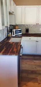 Köök või kööginurk majutusasutuses Cowboy cabin