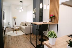 Posezení v ubytování POOL RESORT- Vila Lena- Studio 3