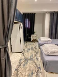 Postel nebo postele na pokoji v ubytování سويت فندقي - للأيجار Suite Hotel Room - for Rent