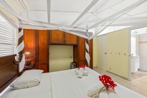 Postel nebo postele na pokoji v ubytování casa bella vista