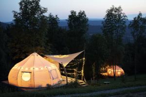 Příroda nedaleko luxury tent