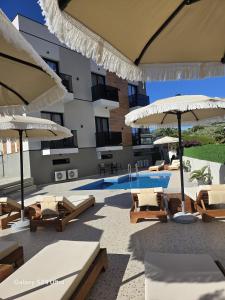 Bazén v ubytování Norge Hotel nebo v jeho okolí
