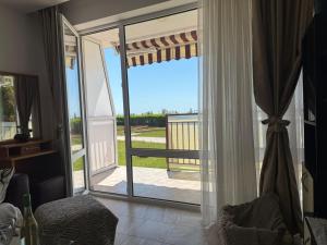 Balkón nebo terasa v ubytování Beach Gate