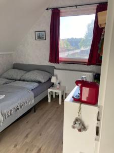 Postel nebo postele na pokoji v ubytování Casa Hasselholt