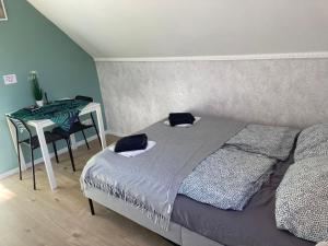 Postel nebo postele na pokoji v ubytování Casa Hasselholt