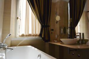 Koupelna v ubytování Hotel Moderno