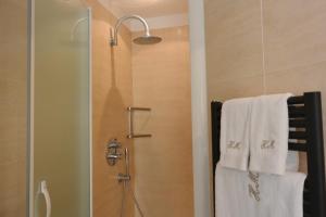 Koupelna v ubytování Hotel Moderno
