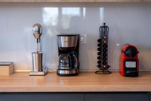 Coffee and tea making facilities at Villa Giota Luxury Living