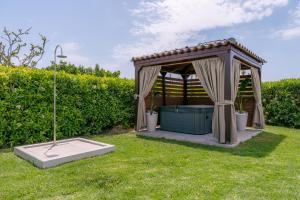 A garden outside Villa Giota Luxury Living