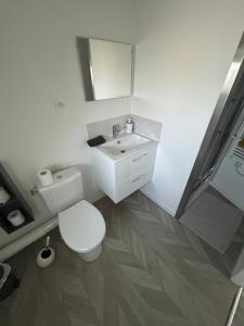 Koupelna v ubytování Cosy appartement