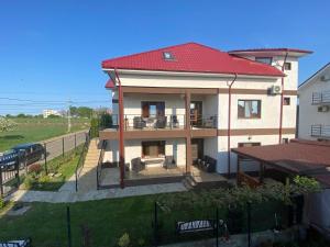 Bygningen som pensionatet ligger i