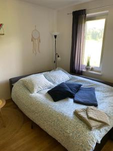 Postel nebo postele na pokoji v ubytování Apartma Confine