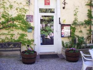Zahrada ubytování Auberge Cocagne