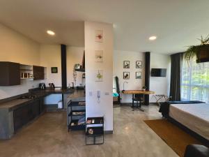 TV a/nebo společenská místnost v ubytování Baum Loft San Fernando 402