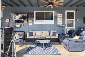 a living room with a couch and a table at Memorable Moment at Placid Blue with Pool & Hot Tub in Sacramento