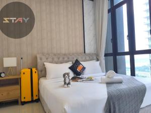 Postel nebo postele na pokoji v ubytování DP 6Pax Family Stylish Comfort Legoland By STAY