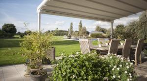 Zahrada ubytování B&B Au Grenier