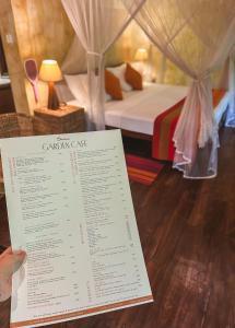 Katil atau katil-katil dalam bilik di Dunes Unawatuna Hotel