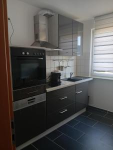 Dapur atau dapur kecil di Ferienwohnung
