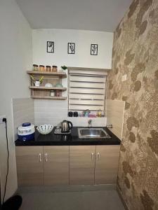 Kuchyň nebo kuchyňský kout v ubytování Krishna home