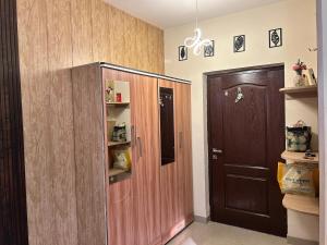 Kuchyň nebo kuchyňský kout v ubytování Krishna home