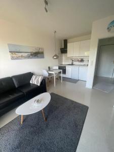 Kuchyň nebo kuchyňský kout v ubytování Ferienwohnung schöner Ausblick