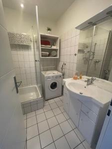 Koupelna v ubytování Ferienwohnung schöner Ausblick