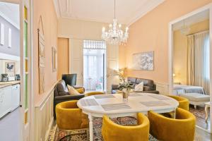 Posezení v ubytování Villa Modernista