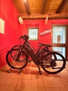 在Gritti Palace Morcote - Waterfront studio with panoramic lake views - Fiordaliso内部或周边骑自行车