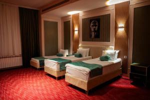 Dashli Gala Hotel Ganja客房内的一张或多张床位
