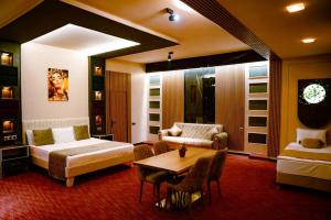 Dashli Gala Hotel Ganja客房内的一张或多张床位