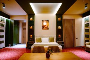Dashli Gala Hotel Ganja客房内的一张或多张床位