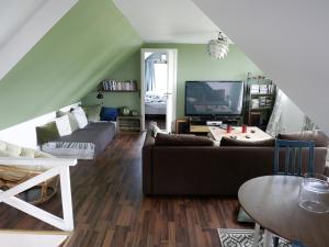 TV a/nebo společenská místnost v ubytování Stora Beddinge Guesthouse