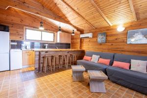 Η κουζίνα ή μικρή κουζίνα στο Mare E Monti Chalets +27 φωτογραφίες