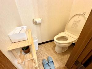 Baðherbergi á 貸別荘はこぶね