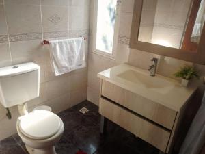Koupelna v ubytování Casa del Bosque + 7 fotografií