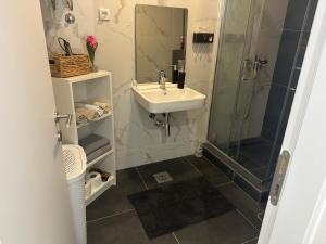 Koupelna v ubytování Apartman S
