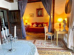 Postel nebo postele na pokoji v ubytování Château du Max