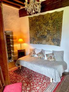 Postel nebo postele na pokoji v ubytování Château du Max