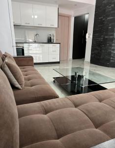 Kuchyň nebo kuchyňský kout v ubytování Monika Apartment