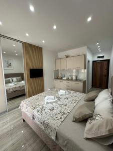 Postel nebo postele na pokoji v ubytování AS apartmani