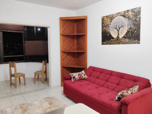 Ruang duduk di Vislumbrante e Aconchego