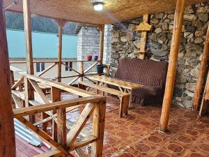 Posezení v ubytování MURQVAMI Guesthouse
