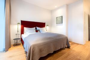 Ένα ή περισσότερα κρεβάτια σε δωμάτιο στο Apfelland Hideaways