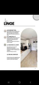 Η κουζίνα ή μικρή κουζίνα στο Maisonnette rénovée avec cour, clim et métro à 5 min +3 φωτογραφίες