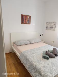 Posteľ alebo postele v izbe v ubytovaní Apartment M & M + 30 fotografií