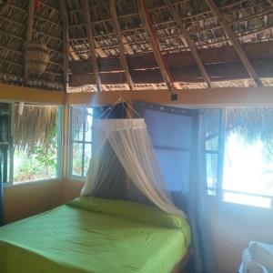 Postel nebo postele na pokoji v ubytování Posada ecohabitas